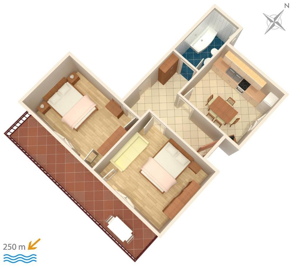 Apartments With A Parking Space Jezera, Murter - 5093 Esterno foto